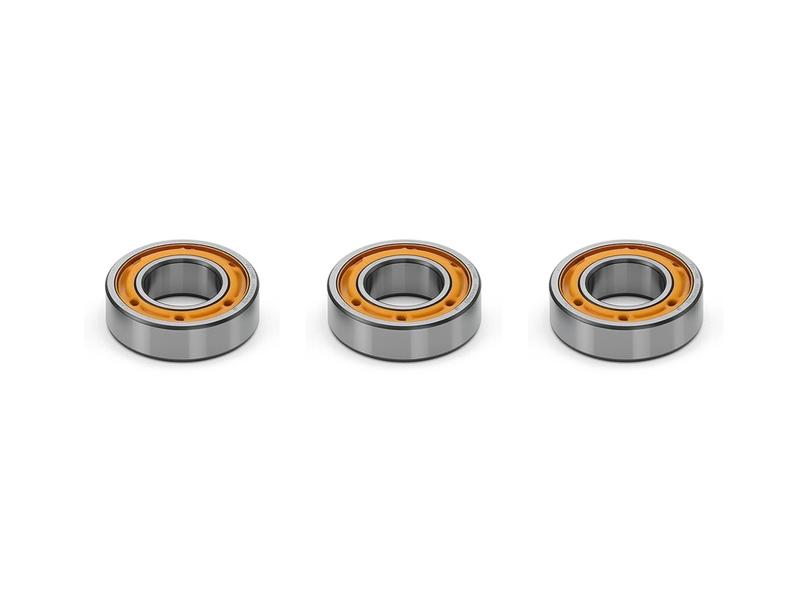 The same 6205-2RS ball bearing stored three times under different part numbers